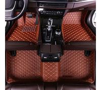 Tapis sur Tapis Voiture Tapis De Sol Voiture Personnalisés pour VW pour Phaeton Cinq Places 2007 2008 2009 2010 2011 2012 2013 2014 2015 2016 Auto Foot Pads(Brun)