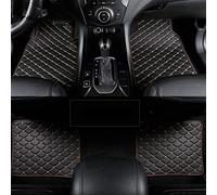 Tapis sur Tapis Voiture Tapis De Sol Voiture pour BMW Série 3 E46 316 318ci 318d 320d 313 325 328 330d Tous Temps Revêtements Universels(Beige Noir)
