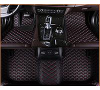 Tapis sur Tapis Voiture Tapis De Sol Voiture pour BMW X5 Five Seat E70 2008 2009 2010 2011 2012 2013(Black-Red)