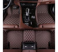 Tapis sur Tapis Voiture Tapis De Sol Voiture pour Ford pour Mondeo pour C-Max pour Focus pour Taurus pour Mustang GT pour Territoire pour Ranger pour Galaxy pour Kuga(Café)