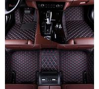 Tapis sur Tapis Voiture Tapis De Sol Voiture pour Ford pour Mondeo pour C-Max pour Focus pour Taurus pour Mustang GT pour Territoire pour Ranger pour Galaxy pour Kuga(Noir Rouge)