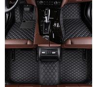 Tapis sur Tapis Voiture Tapis De Sol Voiture pour Ford pour Mondeo pour C-Max pour Focus pour Taurus pour Mustang GT pour Territoire pour Ranger pour Galaxy pour Kuga(Tout Noir)