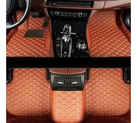 Tapis sur Tapis Voiture Tapis Sol De Voiture pour Toyota pour Wish 2010-2021 2011 2012 2013 2014 Coussinets Pied Automatiques Personnalisés Couverture Automobile(Brun)