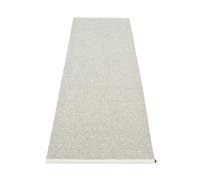 Tapis synthétique Mono 85x260 cm GRIS FOSSILE / GRIS CHAUD Pappelina OFFRE SPECIALE - 7340020405502