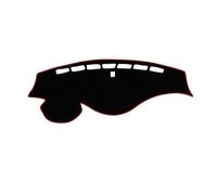 Tapis Tableau Bord Compatible avec Honda Compatible avec Odyssey 2009 2010 2011 2012 2013 2014 Tapis De Protection Antidérapant pour Tableau De Bord(Left Hand Drive,Black Red Edge)