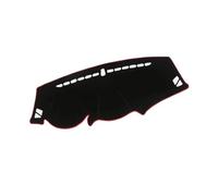 Tapis Tableau Bord Compatible avec Hyundai Tucson 2010 2011 2012 2013 2014 2015 LM IX35 Protection De Tableau De Bord Tapis De Protection Pare-Soleil(Left Hand Drive,Black Red Edge)