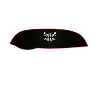 Tapis Tableau Bord Compatible avec Kia pour Sorento Prime UM 2015 2016 2017 2018 2019 2020 Protection De Tableau De Bord Style Voiture Tapis Pare-Soleil(Left Hand Drive,Black Red Edge)