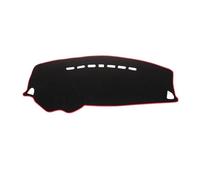 Tapis Tableau Bord Compatible avec Mitsubishi pour Lancer EX Ralliart Evo X Galant Fortis 2008-2017 Tapis De Protection pour Tableau De Bord(Right Hand Drive,Black Red Edge)