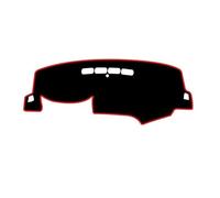 Tapis Tableau Bord Compatible avec Peugeot 308 T9 2014 2015 2016 2017 2018 2019 2020 Housse De Tableau De Bord De Voiture Pare-Soleil Tapis Antireflet(Left Hand Drive,Black Red Edge)