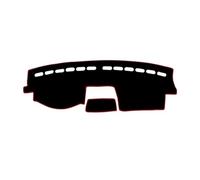Tapis Tableau Bord Compatible avec Skoda pour Octavia A5 2005-2010 2011 2012 2013 2014 Couverture De Tableau De Bord Tapis Pare-Soleil D'instrument(Right Hand Drive,Black Red Edge)