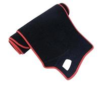 Tapis Tableau Bord Couverture Tableau Bord pour Mitsubishi L200 pour Triton pour Strada 2015 2016 2017 2018 2019 2020 Tapis Couverture Tableau Bord Pare-Soleil Dashmat(B Red Edge,LHD)
