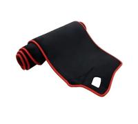 Tapis Tableau Bord pour N&issan pour Navara D40 2005-2014 Tapis de Tableau de Bord antidérapant et Anti-poussière pour Console Centrale de Voiture(Red Edge)