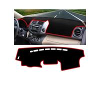 Tapis Tableau Bord pour Toyota pour RAV4 pour XA30 2006 2007 2008 2009 2010 2011 2012 pour RAV 4 Tableau E Bord Voiture Éviter Tapis Couverture Tapis Antidérapants Couverture Tableau Bord(Red Side)
