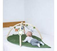 Tapis Tap Piano Évolutif de Jeux - Tapis d'Éveil avec Arche d'Éveil - Jeu Musical et Évolutif - Motricité Bébé - Cadeau de Naissance -142 x 90 x 50 cm (Vert)