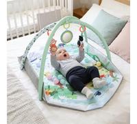 Tapis Tap Piano Évolutif de Jeux - Tapis d'Éveil avec Arche d'Éveil - Jeu Musical et Évolutif - Motricité Bébé - Cadeau de Naissance -110 x 110 x 43 cm (Hexagonal)