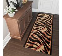 Tapis Tapis de couloir Design Salon Chambre à coucher Tapis moderne Noir Motif animalier 70 x 980