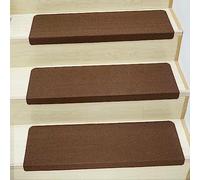 Tapis. Tapis de Course d'intérieur antidérapants, Lot de 15(Coffee,60x22+4.5CM)