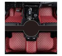 Tapis Tapis Sol Voiture sur Mesure pour Ford pour Explorer 2011 2012 2013 2014 2015 2016 2017 2018 2019 Accessoire Coche(VIN Rouge)