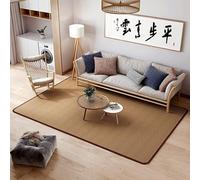 Tapis Tatami Japonais en Rotin Naturel - Matelas Sol Anti-Dérapant, Respirant pour Été, Pliable pour Chambre, Salon & Tapis Bébé(F,180x200cm)