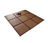 Tapis Tatami traditionnel japonais en rotin naturel antidérapant, peut être épissé et facile à ranger, idéal pour la méditation, le yoga, la salle de thé japonaise