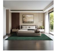 Tapis - TECTAKE - Tapis à poils ras SOFT ZONE surface douce et hypoallergénique dessous antidérapant - 200x290cm - Vert