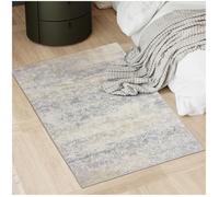 TAPIS - TECTAKE - Tapis design vintage DALIA à poils courts doux lavable et antidérapant - 80x150cm