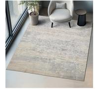 Tapis - TECTAKE - Tapis design vintage DALIA avec motif délavé à poils courts en laine synthétique et feutre, 200 x 274 cm - Beige