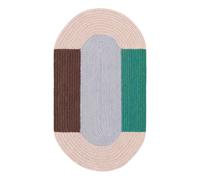 Tapis The Crochet Collection Embroidery 180x100 cm Gan Bleu - GAN EMBROIDERY BLAU