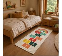 Tapis - THE DECO FACTORY - Marelle - Coton - Lavable en machine - 60x120 cm