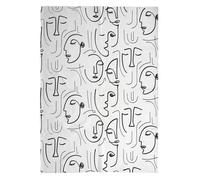 Tapis The home deco factory ARTY Noir 120x170 cm