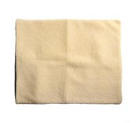 Tapis thermique auto-chauffant pour chien et chat avec envers antidérapant et housse lavable, conçu pour refléter la chaleur du corps et fournir de la chaleur (beige)