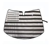 Tapis Thermique Voiture Pare-soleil Fenêtre Avant Pour Pour Corvette Pour C6 2005 2006 2007 2008 2009 2010 2011 2012 2013(Silver tape)