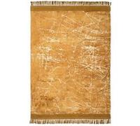 Tapis Tissé à la Main Imprimé Dolce Vita III Or 80 x 150 cm Or