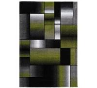 Tapis Tissé à Poils Courts "Broadway III" Vert & Gris 80 x 150 cm Vert G