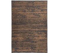 Tapis Tissé à Poils Plats Vintage Kalevi Marron 120 x 170 cm Marron