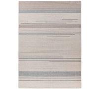 Tapis Tissé Déco Scandinave Gène Beige & Bleu 80 x 150 cm