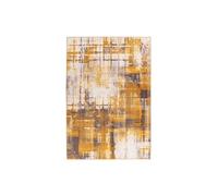Tapis Tissé Doux à Poils Courts "Saphira" Jaune 160 x 230 cm