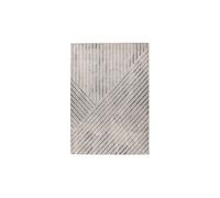 Tapis Tissé Graphique "Rhombus" Beige & Gris 160 x 230 cm