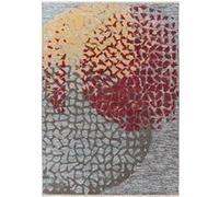 Tapis Tissé Imprimé à Poils Courts "Dilan" Rouge 120 x 170 cm Rouge G