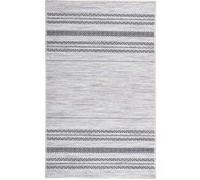 Tapis Tissé Imprimé à Poils Plats Maya Gris 200 x 290 cm