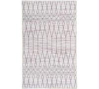 Tapis Tissé Imprimé à Poils Plats Maya III Gris 120 x 180 cm Gris