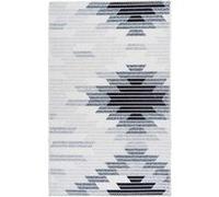 Tapis Tissé Imprimé à Poils Plats Maya V Gris 120 x 180 cm