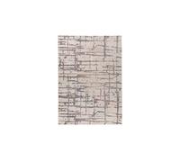 Tapis Tissé Imprimé Abstrait Jaka Crème 160 x 230 cm
