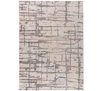 Tapis Tissé Imprimé Abstrait Jaka Crème 160 x 230 cm