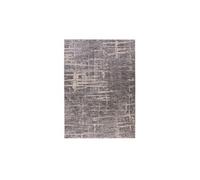 Tapis Tissé Imprimé Abstrait "Jaka" Gris 120 x 170 cm Gris G