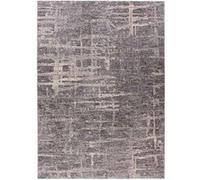 Tapis Tissé Imprimé Abstrait Jaka Gris 160 x 230 cm