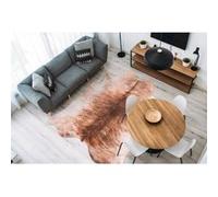 Tapis de séjour GENERIQUE Tapis Tissé Imprimé Animal Western Marron Clair 130 x 170 cm
