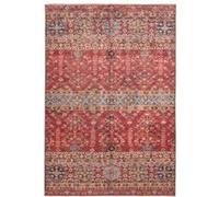 Tapis Tissé Imprimé Ethnique Fayo Rouge 75 x 150 cm Rouge