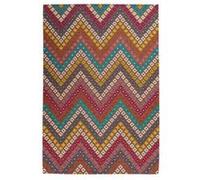 Tapis Tissé Imprimé "Primavera" Multicolore 120 x 180 cm Multicolore G