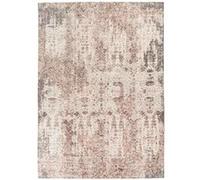 Tapis Tissé Imprimé Vintage Délavé "Percy" Rouge 80 x 150 cm